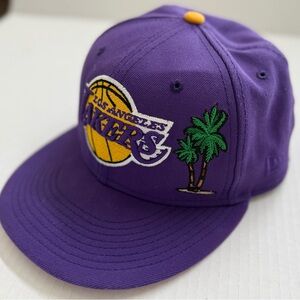 New Era Los Angeles Lakers Taco Tuesday, Palm Tree, Trophy Fitted SnapBack Sz 7